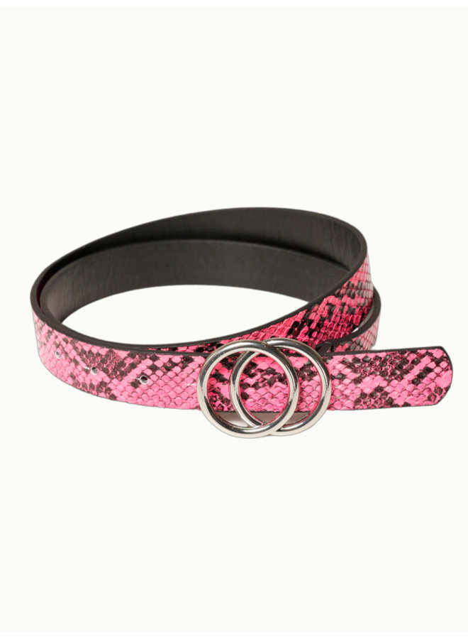 neon pink snake belt #B1000