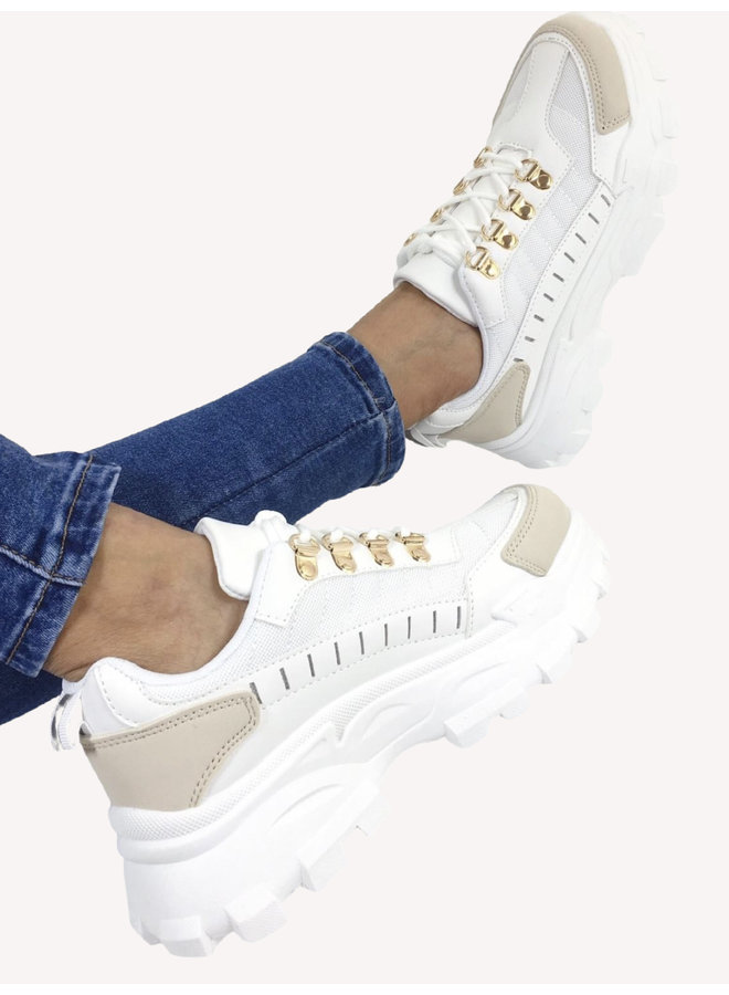 Chunky Sneakers - White #R-918