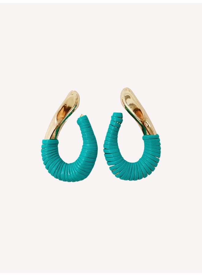 Adore Earring - Gold/Mint #12