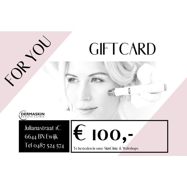 GIFTCARD t.w.v. 100 euro
