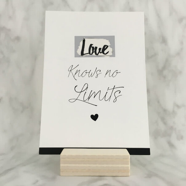 Studijoke Studijoke -  love knows no limits - kraskaart