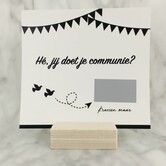 Studijoke - communie - kraskaart
