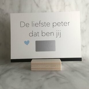 Kraskaart liefste peter