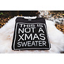 Kersttrui zwart - not a Xmas sweater