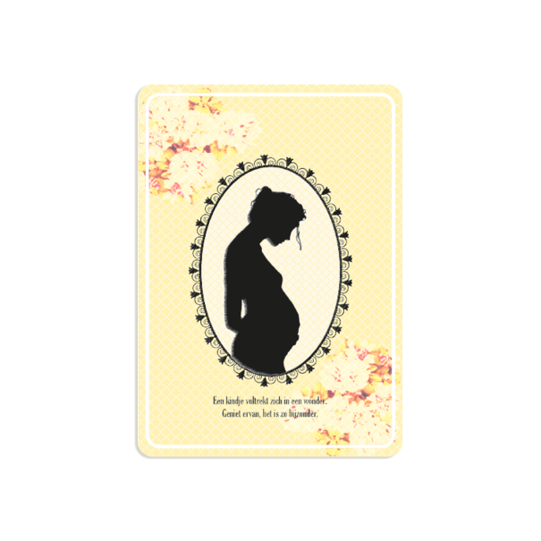 Petit Petou PETIT PETOU - kaart - proficiat met je zwangerschap