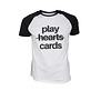 CDKN_official - play cards - t-shirt zwart wit