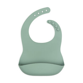 Bib Silicone Ash green