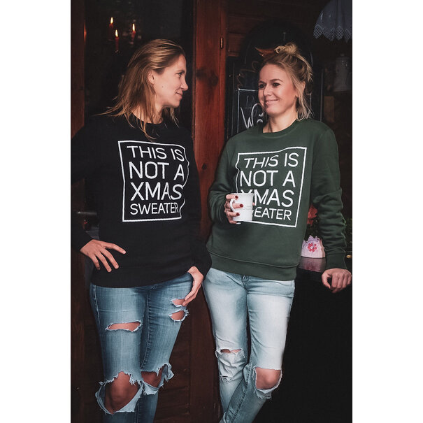 cdkn Kersttrui groen - not a Xmas sweater