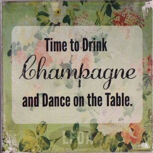 Postkaart Dance On The Table