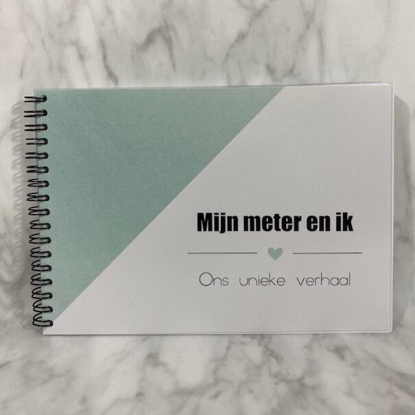 Studijoke StudiJoke - Invulboek - mijn meter en ik muntgroen