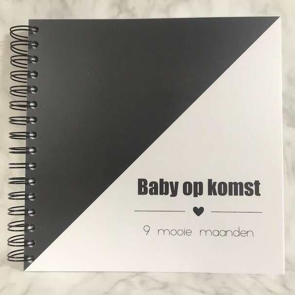 Studijoke Studijoke - baby op komst - invulboek - zwart