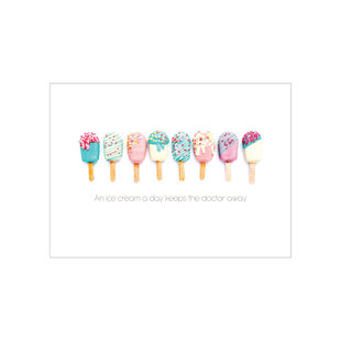 Postkaart - ice cream