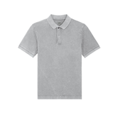 Licht grijze dyed polo