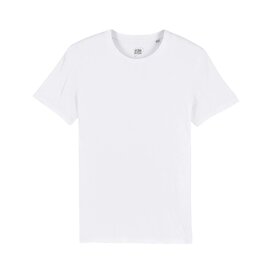 Witte basics unisex T shirt