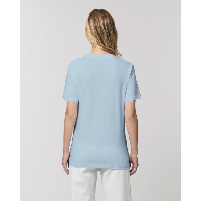 Blauw basics unisex T shirt