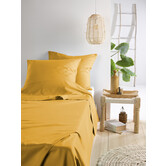 Olivia flat sheet Golden yellow 280x280 + 2/60x70   220226