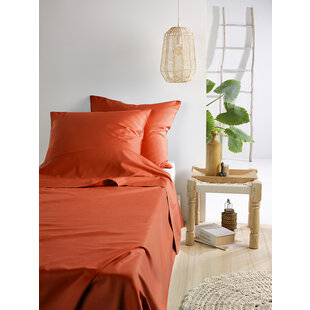 Olivia flat sheet Rooibos 280x280 + 2/60x70