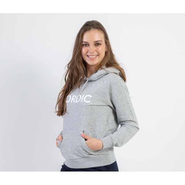 Nordic Outfit Essentials Hoodie Puff Grey