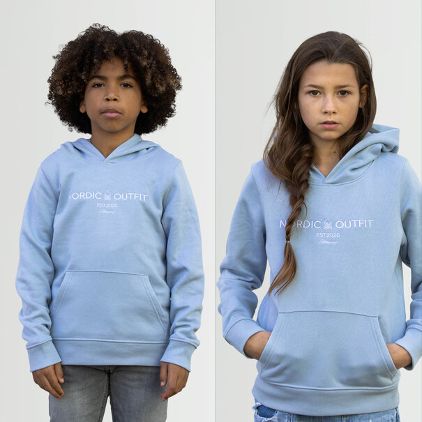 Nordic Outfit Essentials Hoodie Kids Serene Blue