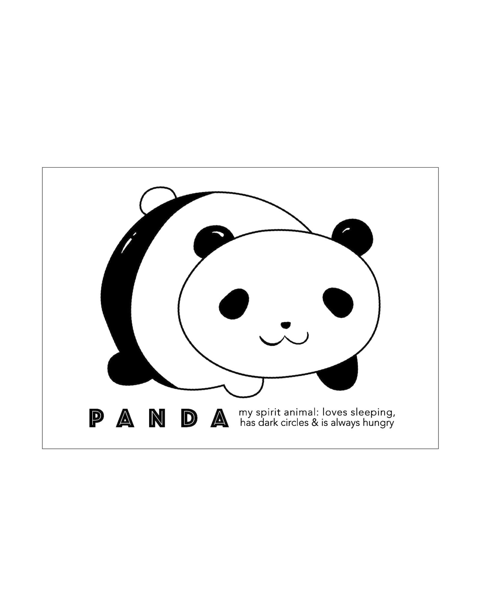 Made by e l l e n Postkaart Panda spirit animal - CDKN with friends conceptstore Made by e l l e n Postkaart Panda spirit animal - CDKN with friends conceptstore