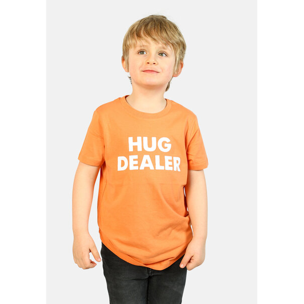 cdkn hug dealer kinder t shirt - mandarijn