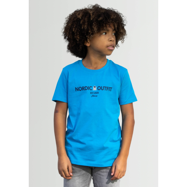 Nordic Outfit Essentials Kids T-shirt Azur