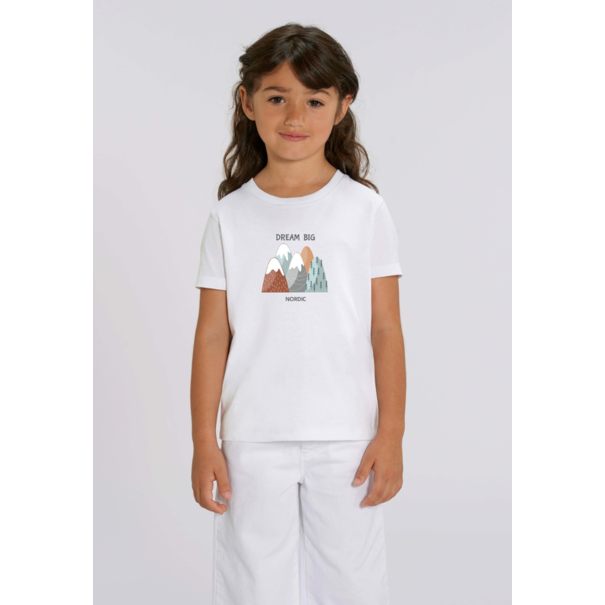 Nordic Outfit Essentials Kids T-shirt White Dream big