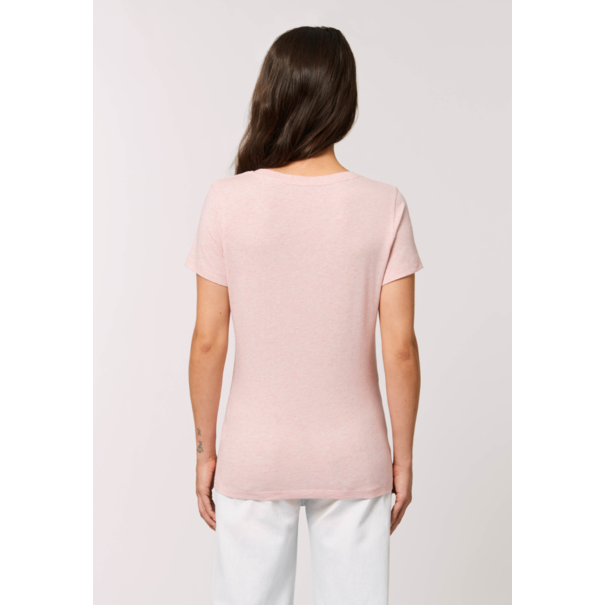 Nordic Outfit Fitted T-shirt Cream Pink