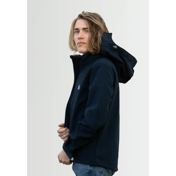 Nordic Outfit Hooded Softshell with logo men