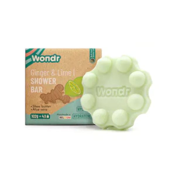 WONDR Energizing Ginger & Lime Shower Bar