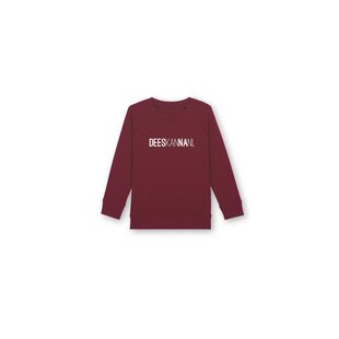 Deeskannani - bordeaux kids trui