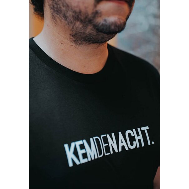Kleir. KEMDENACHT. Zwart T-shirt. Unisex.