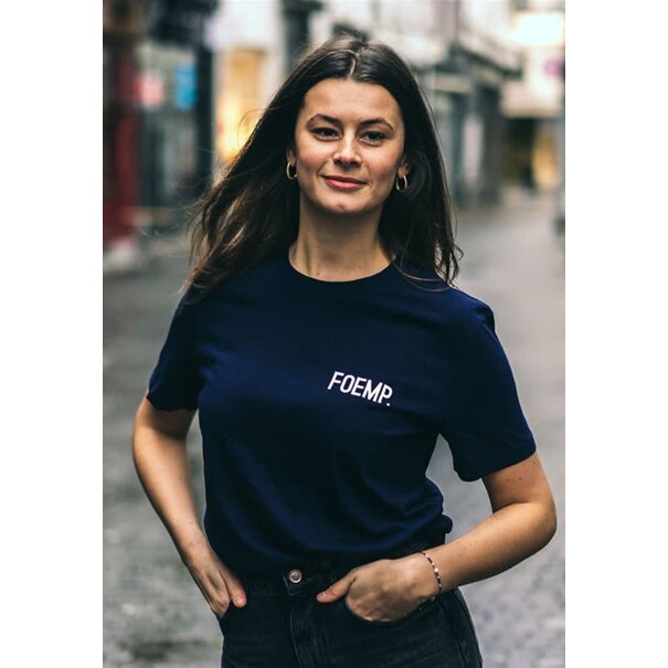 Kleir. FOEMP. T-shirt blauw.