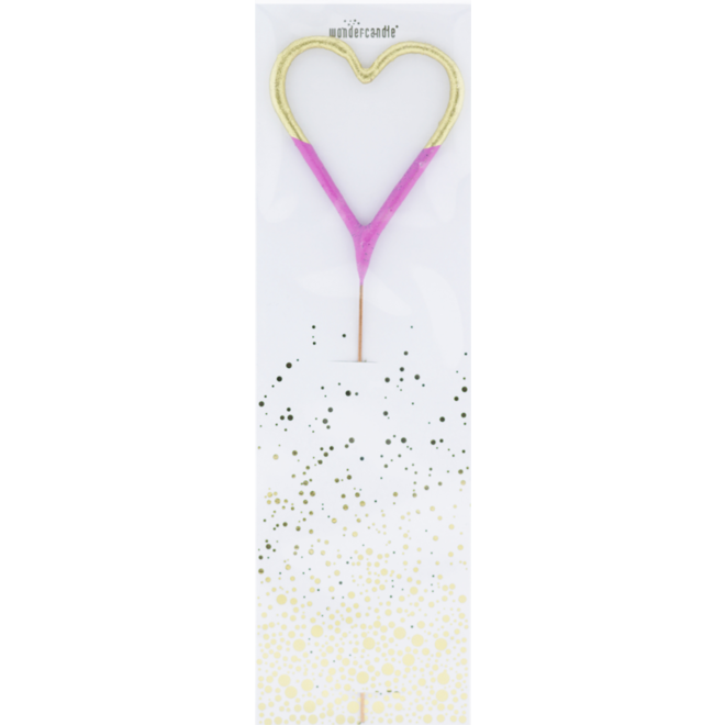Bicolor gold pink wondercandle classic ster