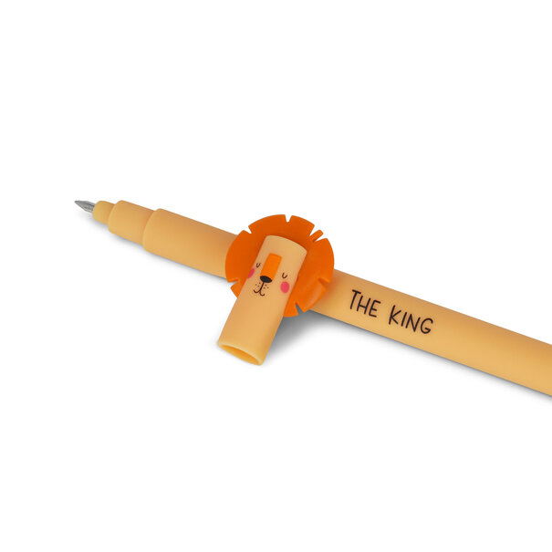 Legami uitwisbare pen - leeuw - oranje inkt