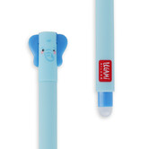 uitwisbare pen - olifant - blauwe inkt