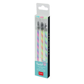 twist pen - set van 3 multicolor gel pennen