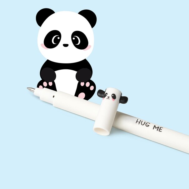 Legami Uitwisbare pen - panda - zwarte inkt