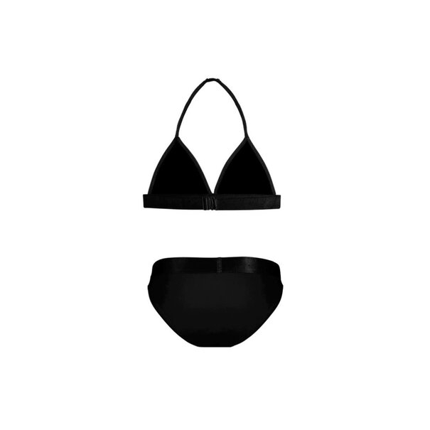 Muchachomalo Girls triangle bikini solid black