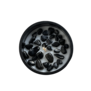 Zwarte 20's Glazen Handgemaakte Kaars Met Edelstenen / Obsidiaan