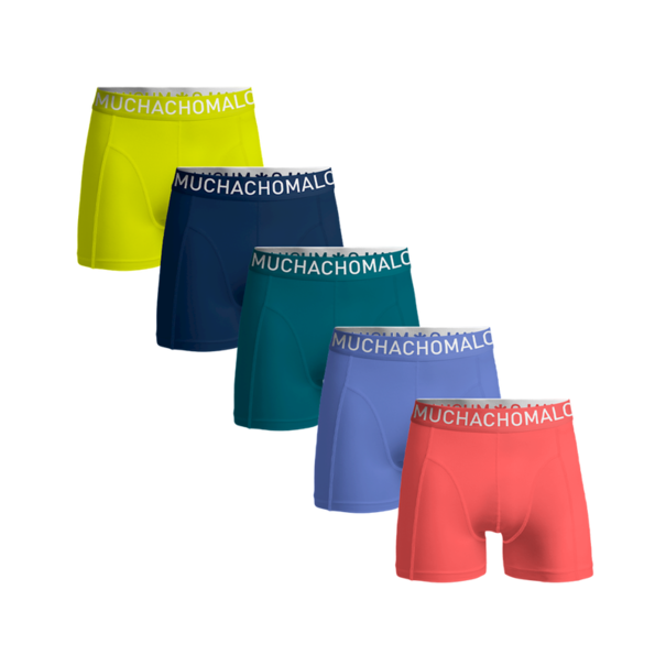 Muchachomalo Men 5-pack light cotton solid - LCSolid1010-61