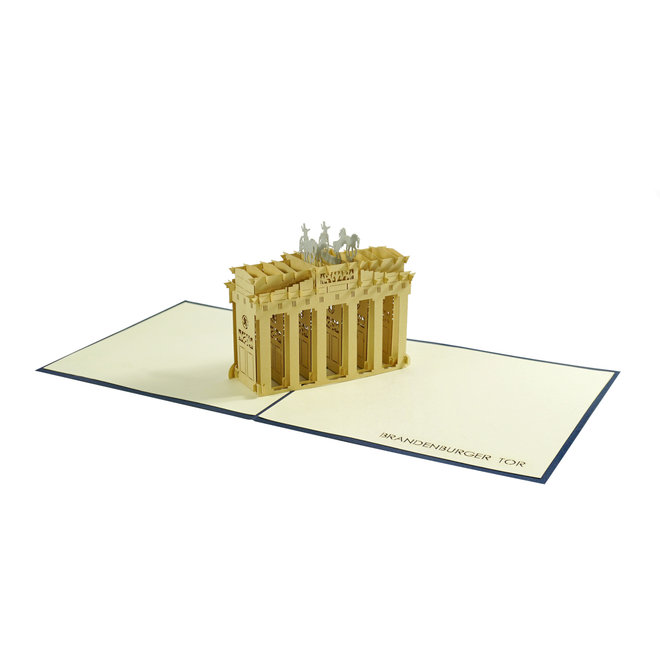 3D Pop Up Kaart Brandenburger Tor