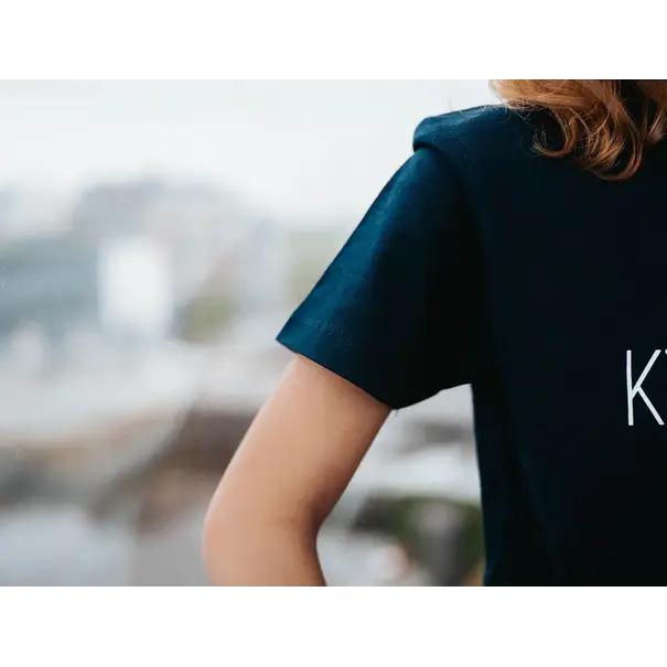 Kleir. T-shirt Kids Kzentmuug Donkerblauw