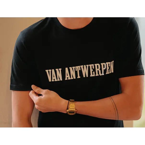 Kleir. T-shirt Van Antwerpen Zwart/wit