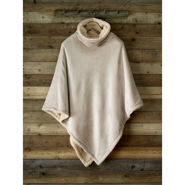 De Witte Lietaer Teddy Fleece Poncho Ganges