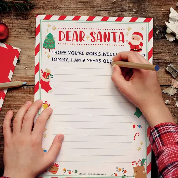 Legami Dear Santa... - kerstman brievenset