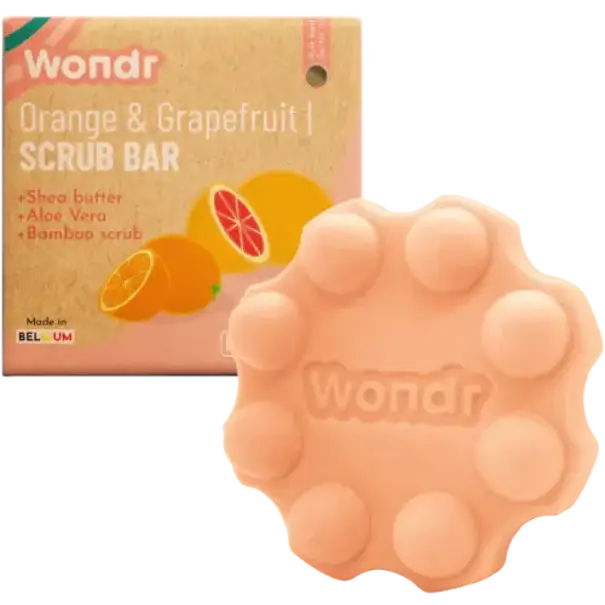WONDR Orange & Grapefruit Scrub Bar