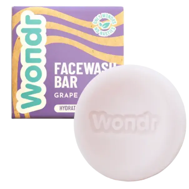 WONDR Facewash Bar Grape Vitality