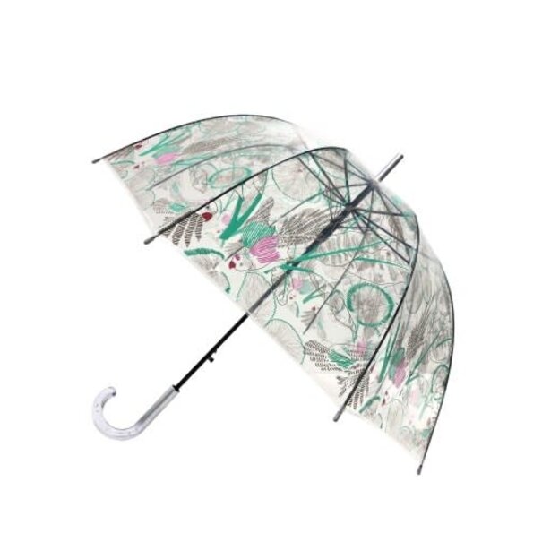 Paraplu tropisch woud - transparant - multi