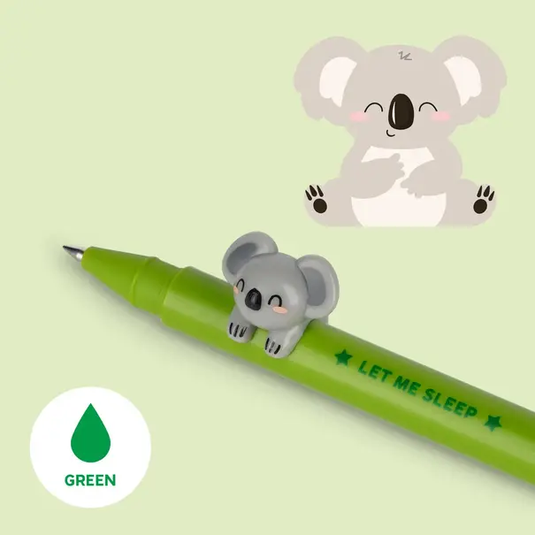 Legami Gelpen Lovely Friends - Koala - groene inkt